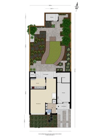 Floorplan - Mozartlaan 51, 5283 KB Boxtel